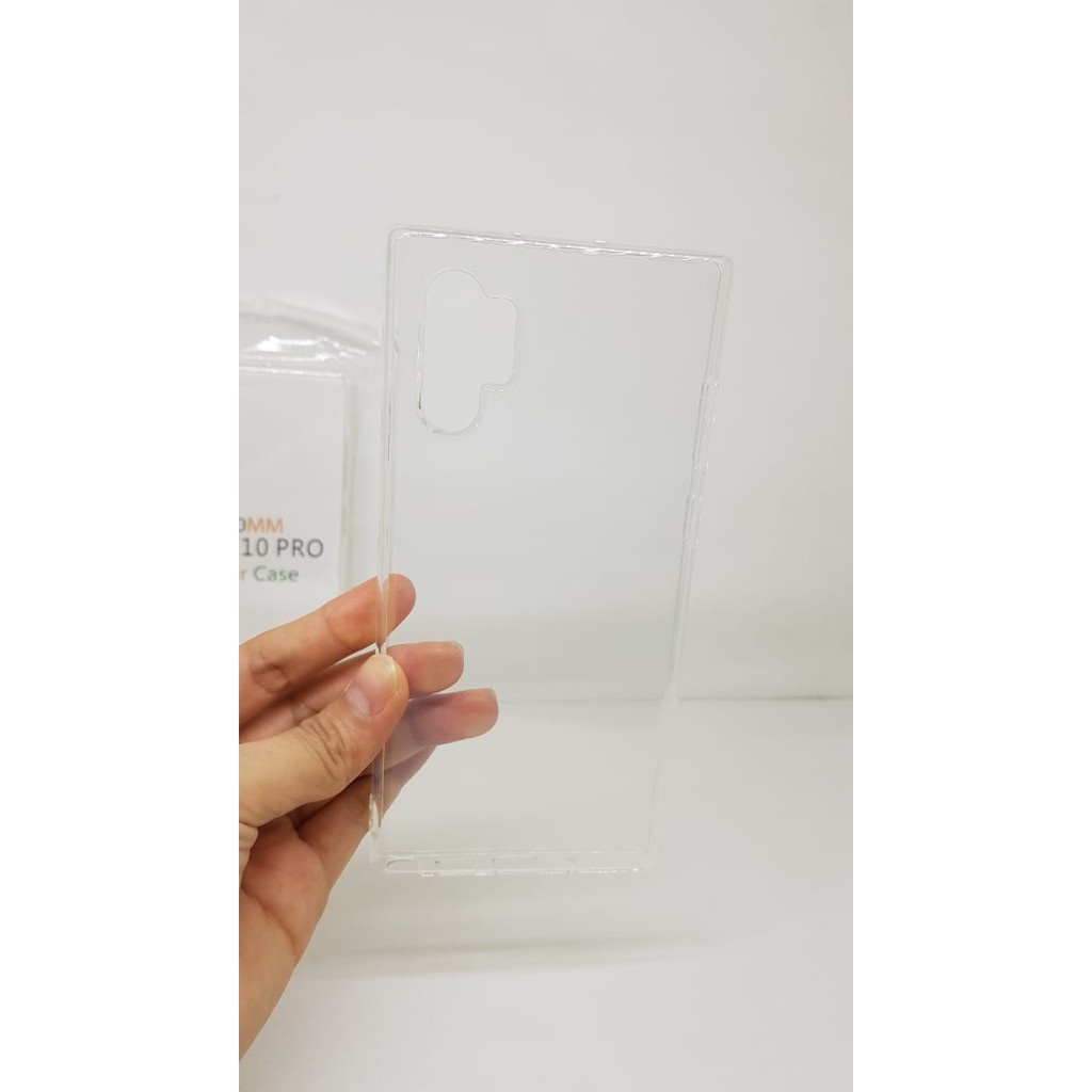 SoftCase Transparan Samsung Note 10 Pro 6.8&quot; UltraThin Samsung Note 10 Plus TEBAL 2.0mm SUPER CLEAR