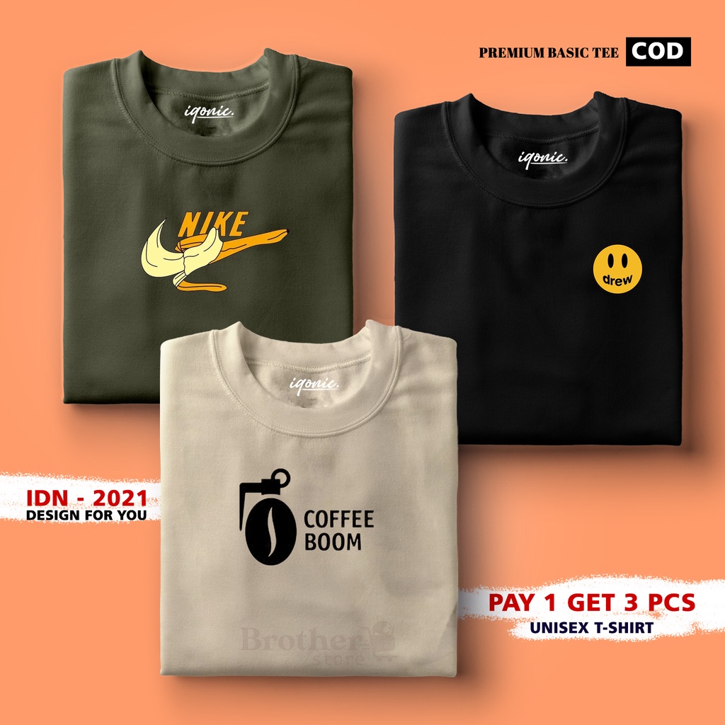 BUY 1 GET 2 PCS ( PROMO COD ) BROTHER STORE / Kaos Distro100% Catoon Combed 30s / ArticelCNCD