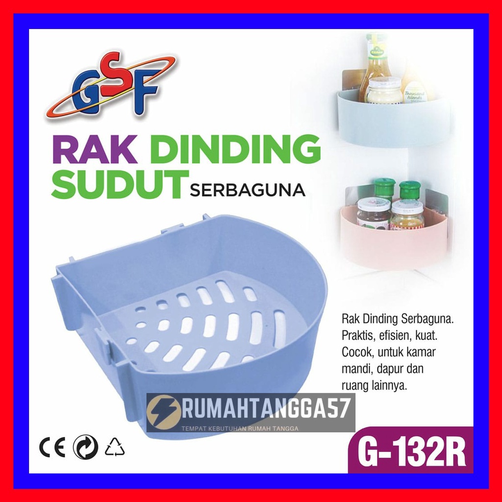 RAK SUDUT PLASTIK / PLASTIK RAK SUDUT KAMAR MANDI / RAK TEMPEL SUDUT KAMAR MANDI SERBAGUNA