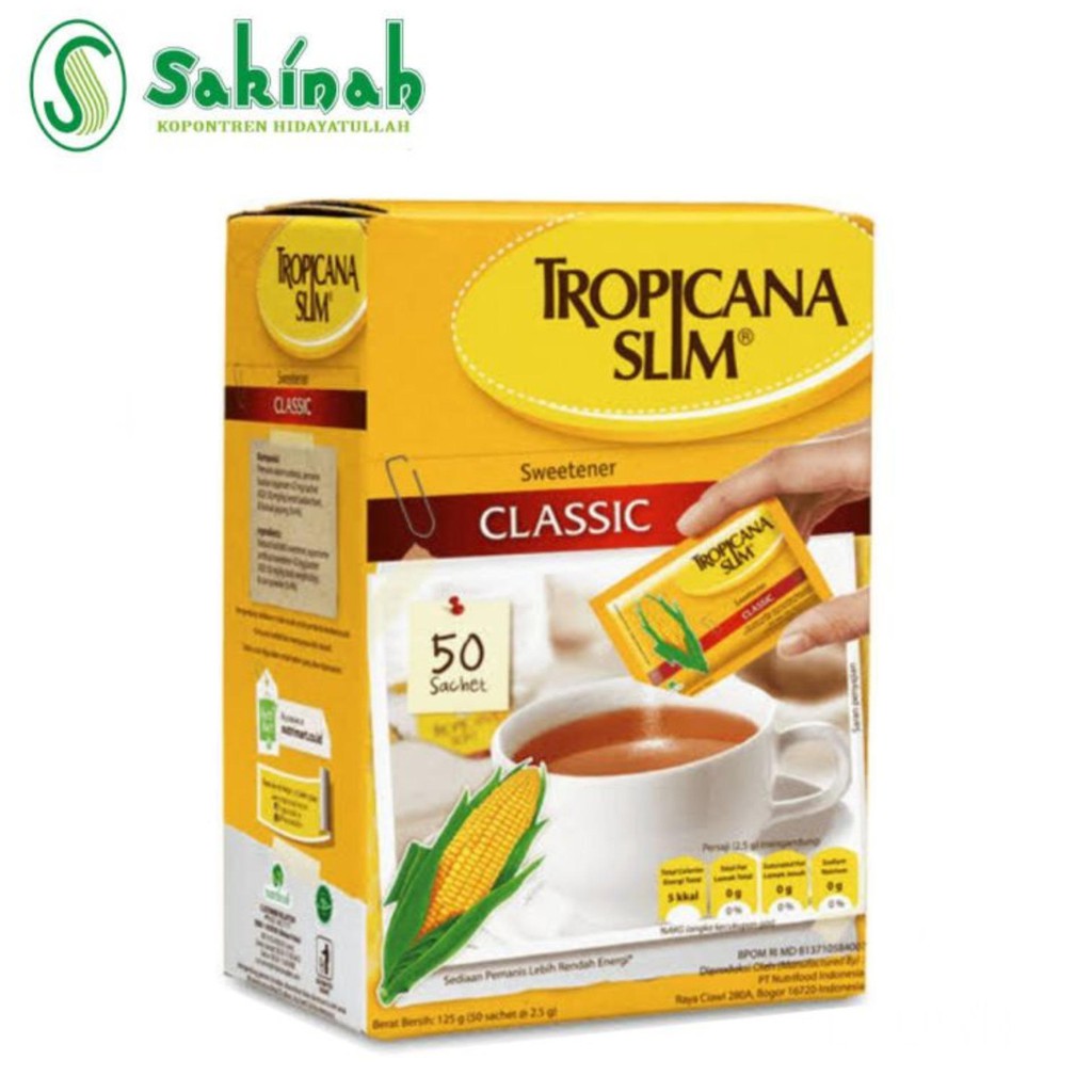 TROPICANA SLIM SWEETENER CLASSIC @50 SACHET