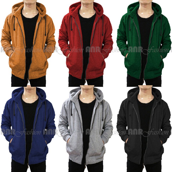 Zipper Metal Akheron / Hoodie Ziper / Garasi Rebel / Mardhatilah  LF454  Sweater Fleece Polos Hita