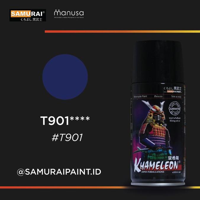 Samurai Paint Khameleon Navy Blue T901 Bunglon Biru Navy T901