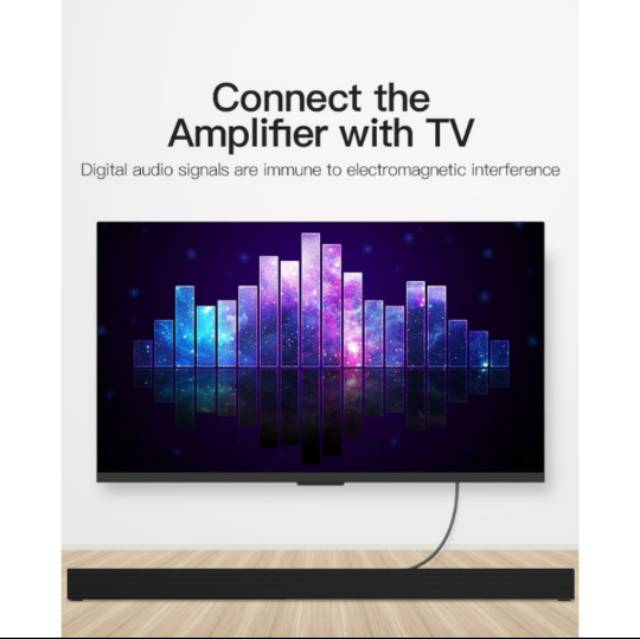 [COD] KABEL VENTION BAE 5 METER / KABEL TOSLINK DIGITAL AUDIO SPDIF OPTICAL DARI TV KE SPEAKER AKTIF / KABEL AUDIO OPTIC OPTIK TOSLINK 5M ORIGINAL