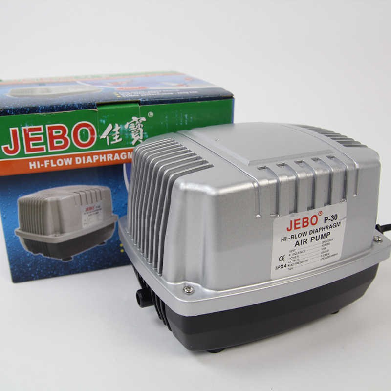 Jebo P-30 Pompa Udara Aerator Hi-Flow Diaphragm Air Pump Blower