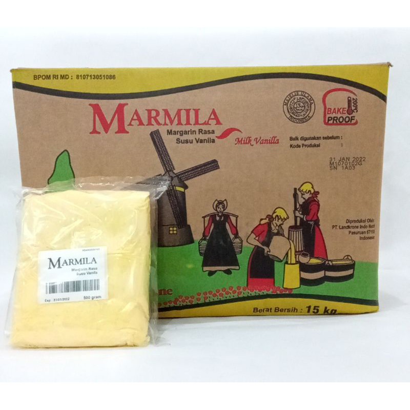 

MARMILA - Margarine Rasa Susu Vanila 500 Gr