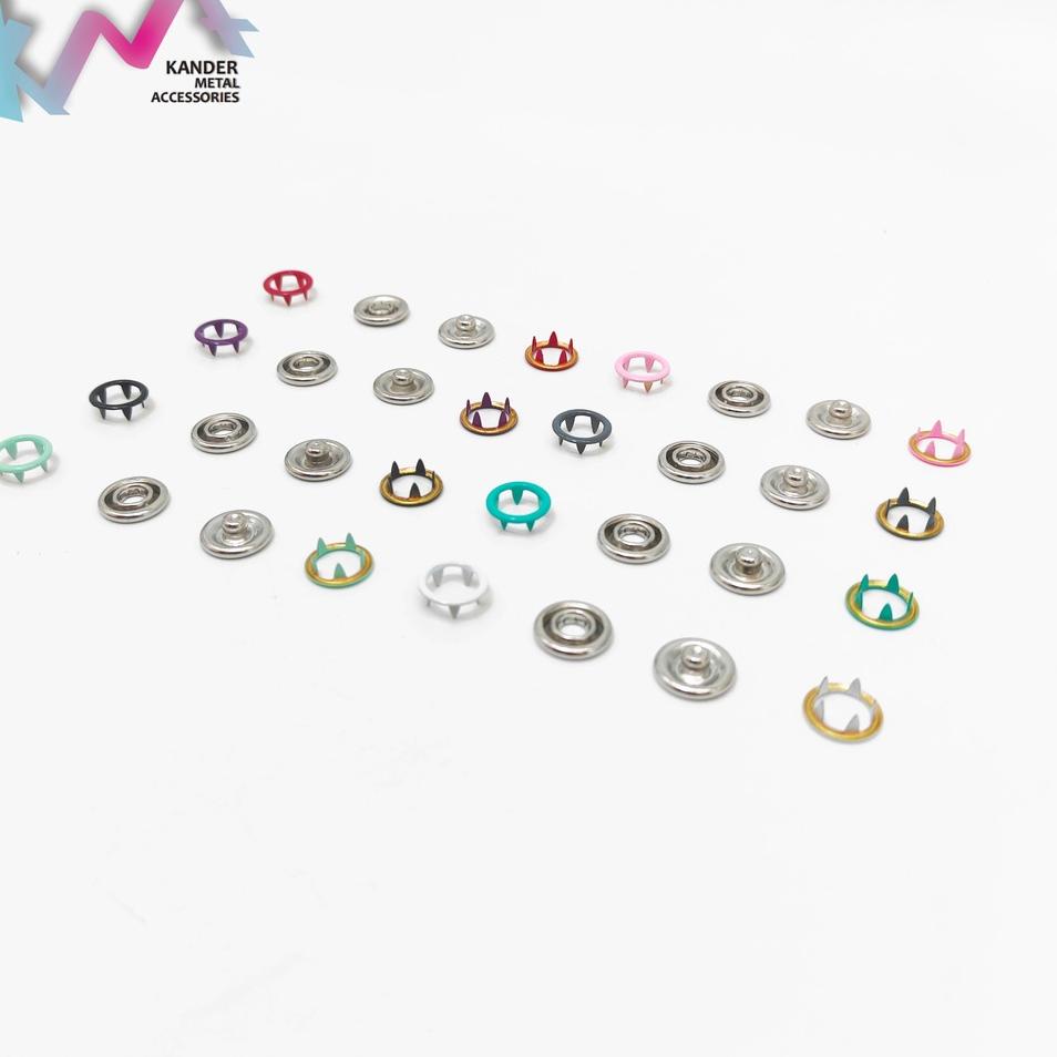 ♂ KANDER Kancing Cucuk Cetet Jepret Knop Snap Button Baby Pakaian Bayi #333 ♧