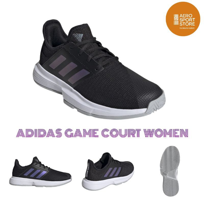 [ SEPATU TENIS LAPANGAN WANITA ADIDAS GAME COURT ]