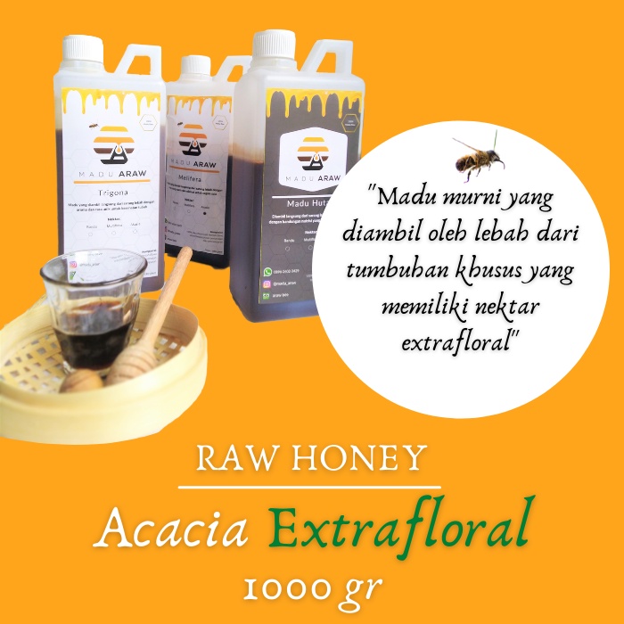 

Madu Murni Organik- Raw Honey Melifera 1000 gram