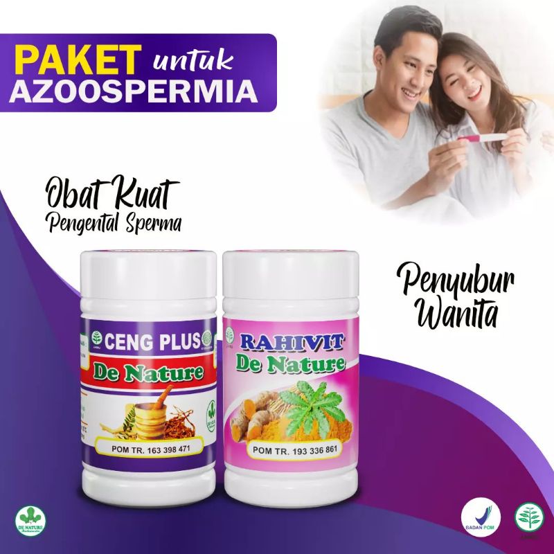 Obat Azoospermia paling Ampuh Cengplus Rahivit Original 100% Denature Obat Kesuburan Pria&Wanita