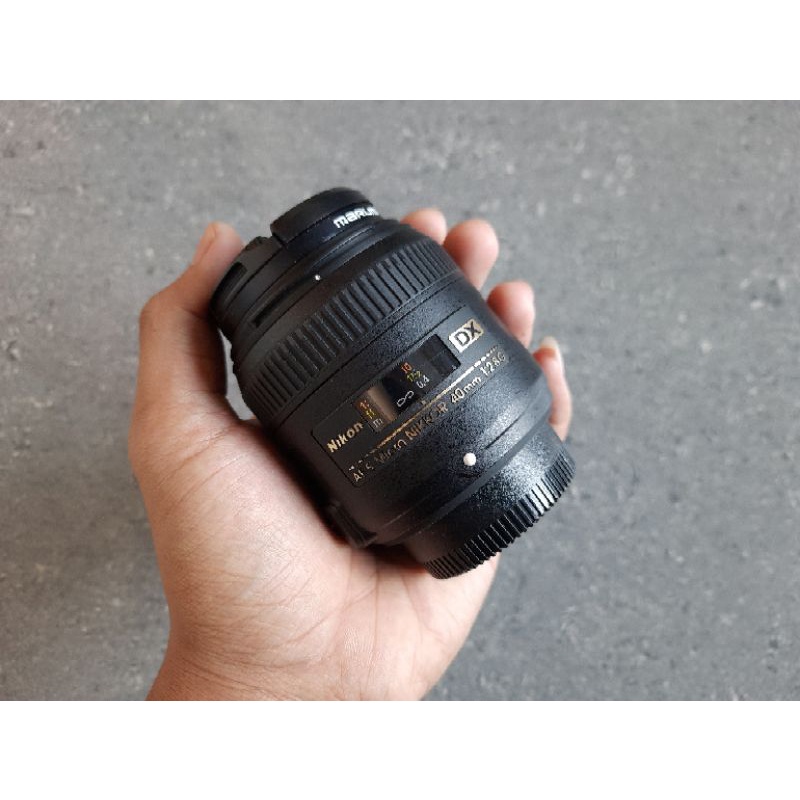 LENSA NIKON AFS NIKKOR 40MM F2.8 MACRO MURAH