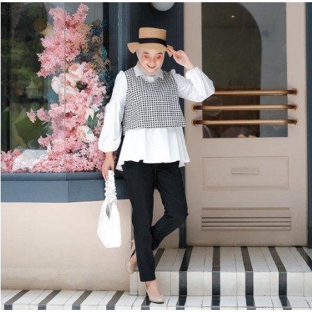 IMJ LILAC baju atasan wanita terbaru blouse korean style blouse wanita lengan panjang import