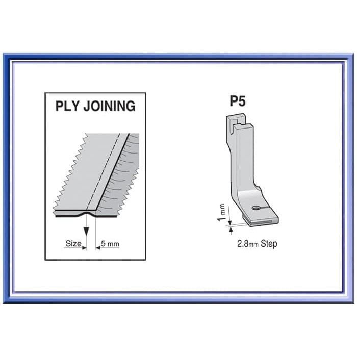 Sepatu Kerut / Gathering Foot - P5 (Mesin Jahit Industri)