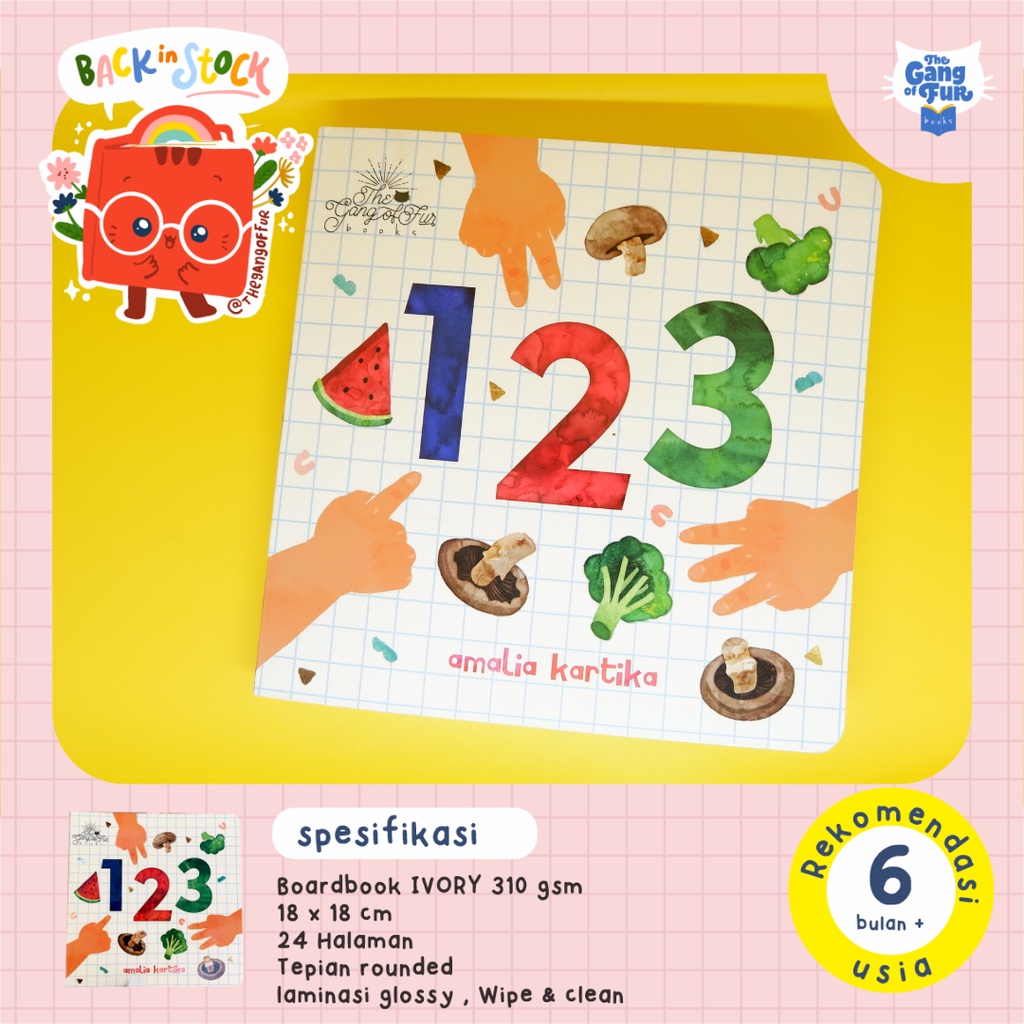 123 - Board Book Anak