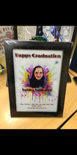 Bingkai Custom/foto Custom/art-kado Gradution - Kado Anniversary