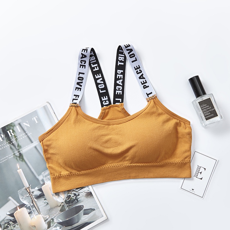 UNDR015 Sport Bra Pakaian Dalam Wanita High Quality-Orange