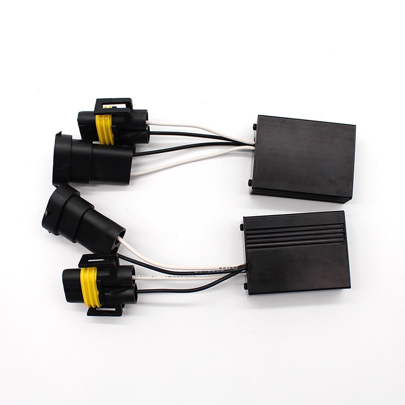 2pcs Adapter Decoder Lampu Depan Led H3 H7 H1 H11 9005 9006 H8 Anti Hyper Blink