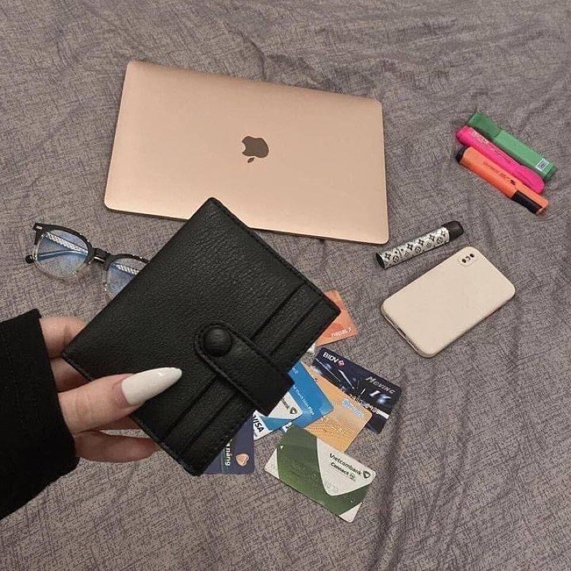 New C*K Button Card Holder