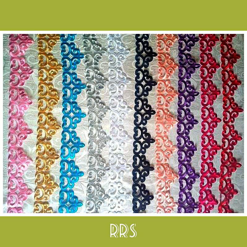 renda bordir roll murah / bordir roll murah / renda pinggiran baju