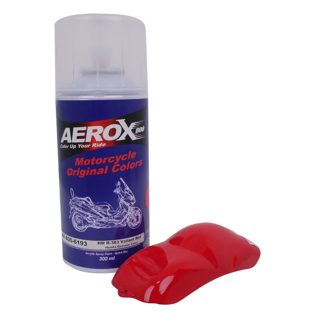 Aerox Cat  Semprot Honda  Motor  R 383 VALIANT RED Shopee 