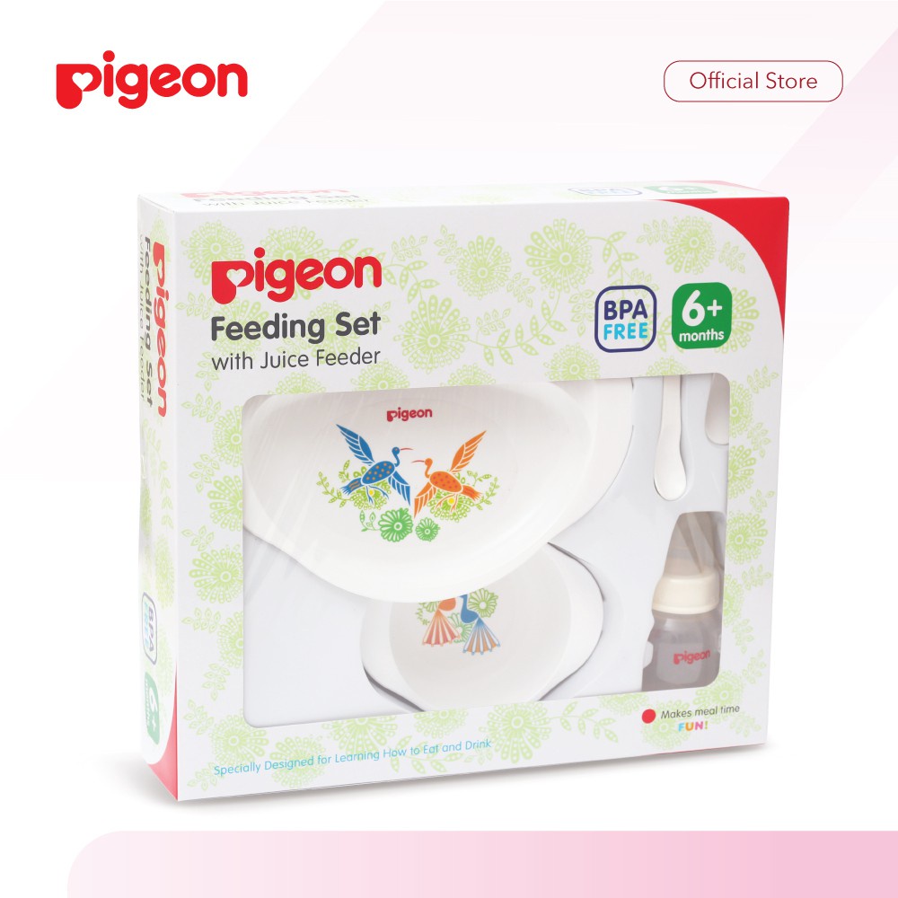 Pigeon Feeding Set Mini D327 - Perlengkapan Makan Bayi