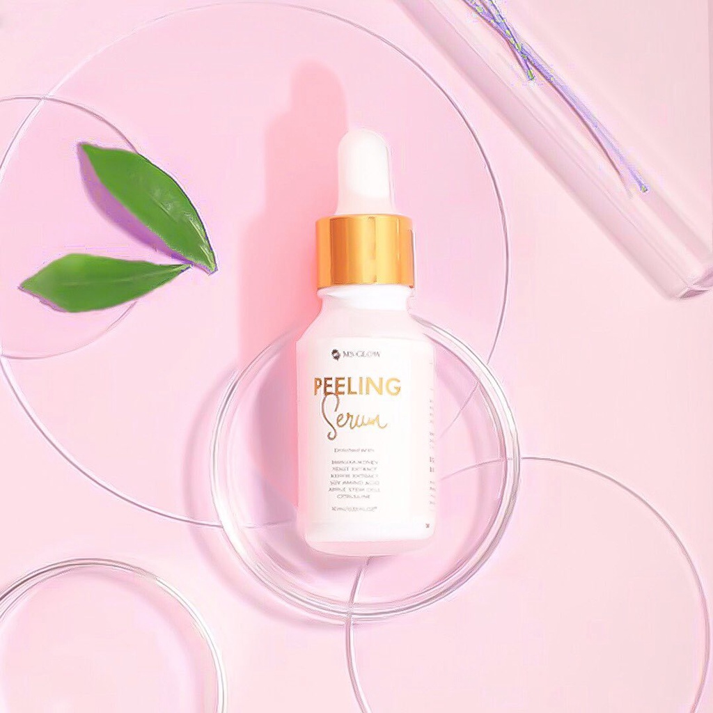 SERUM MS GLOW ACNE SERUM WHITENING GOLD SERUM LIFTING PEELING SERUM GOLD LUMINOUS READY MS GLOW-serum peeling