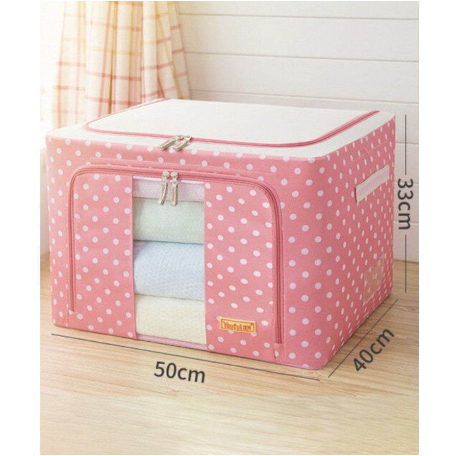 Promo!! STORAGE BOX 66 liter Multifungsi / Tempat Penyimpanan Pakaian Handuk