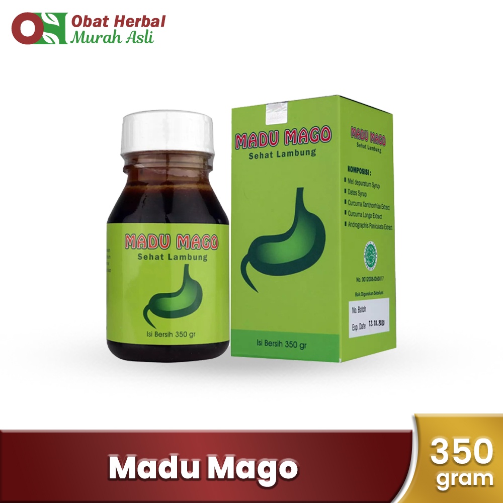 Madu Maag MAGO Al Mabruroh Original atasi Sakit Maag dan Lambung 350 gr