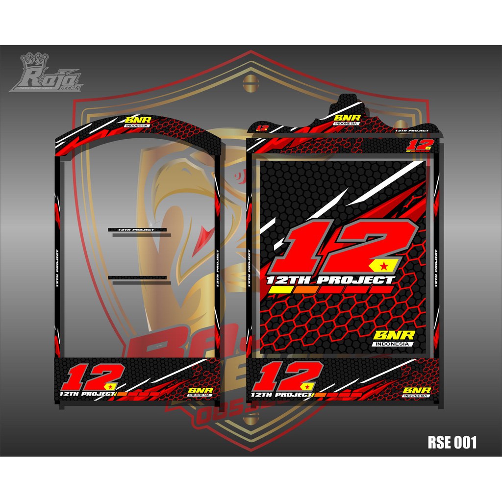 Sticker Sangkar Burung Kosan, Ebod, BnR, Radja, Disain BnR 12ThProject Code RSE 001