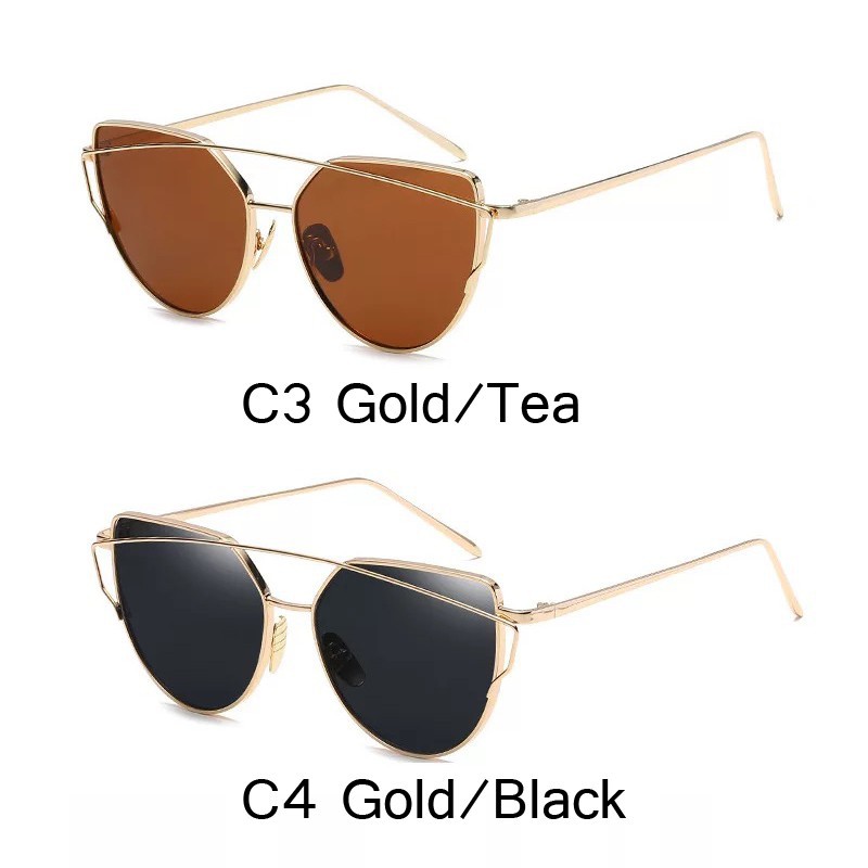 MJS 211 - ( 19-1 ) KACAMATA Lensa Oversize Cat Eye Sunglasses Women