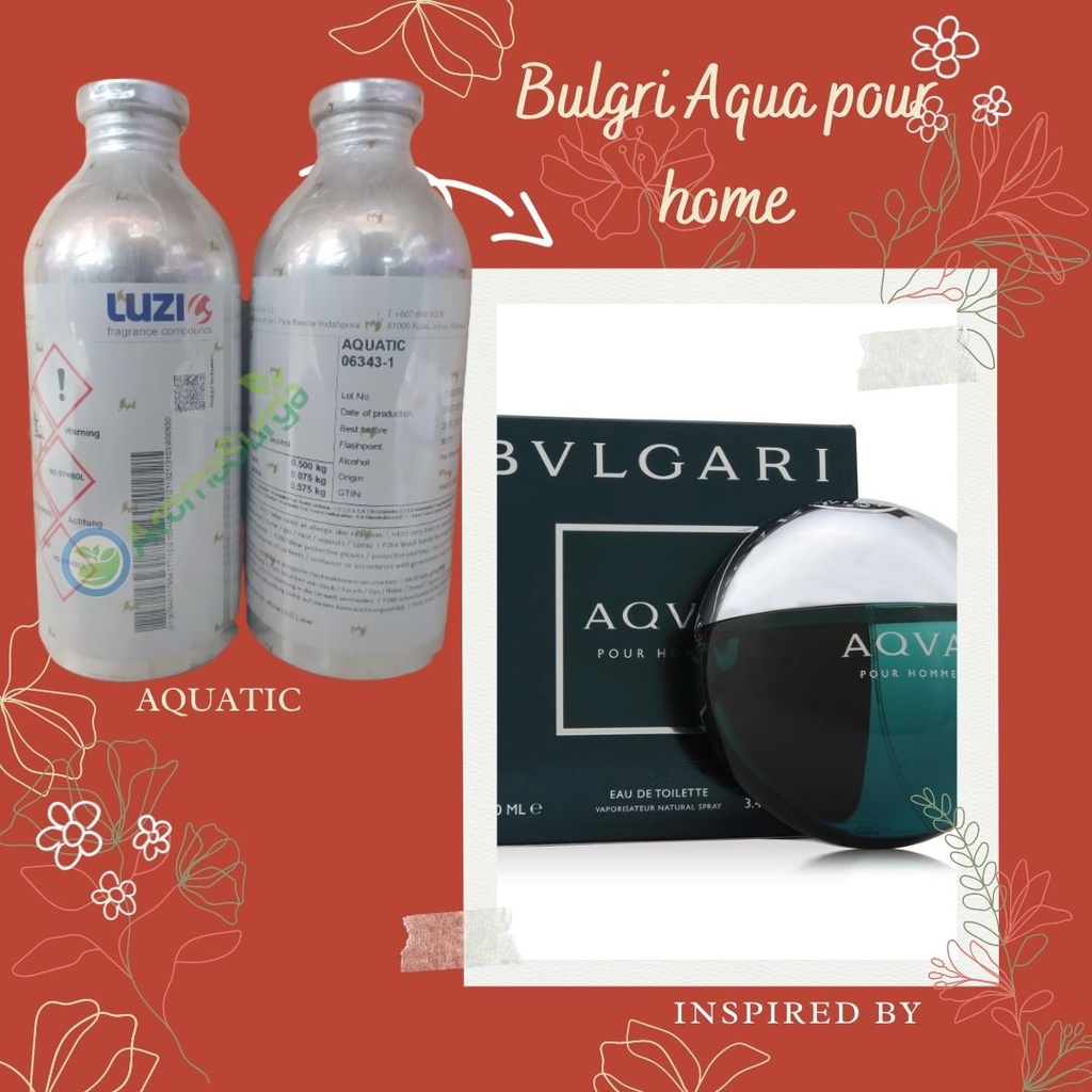 SEGEL Grosir Bibit Parfum Luzi AQUATIC Searah dengan Bulgari Aquatic (PREMIUM PRODUK) - Agen Bibit P