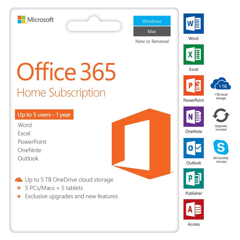 MICROSOFT OFFICE 365 FAMILY 5 USER | Shopee Indonesia