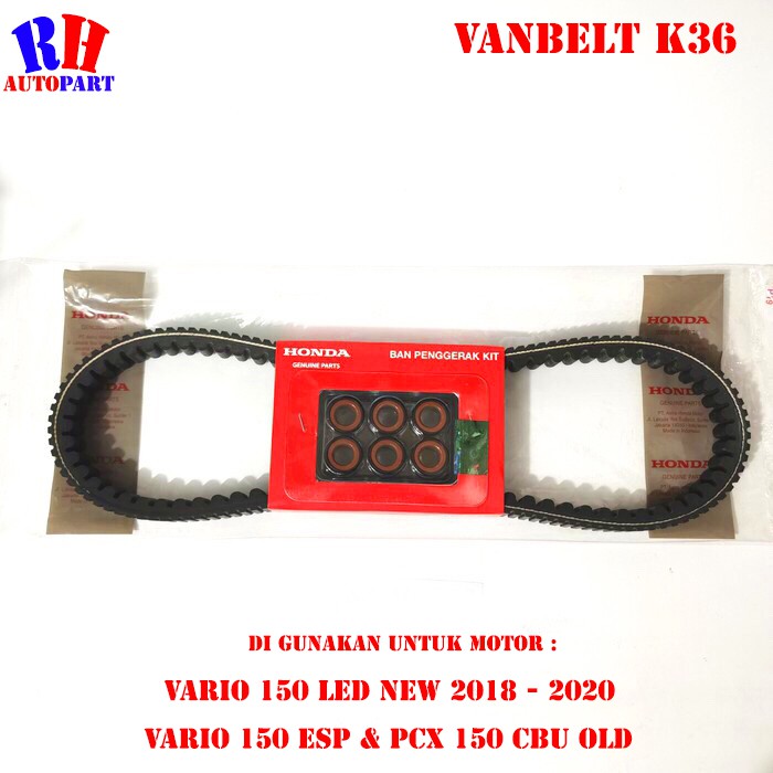 vanbelt vario 150 led Vanbelt  Assy vario 150 led ori K36 vanbelt vario 150 Led New Vanbelt PCX 150 K36