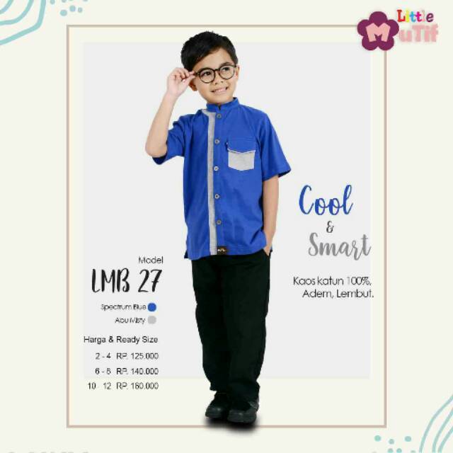 Koko Kaos Anak Laki Little Mutif Boy 27