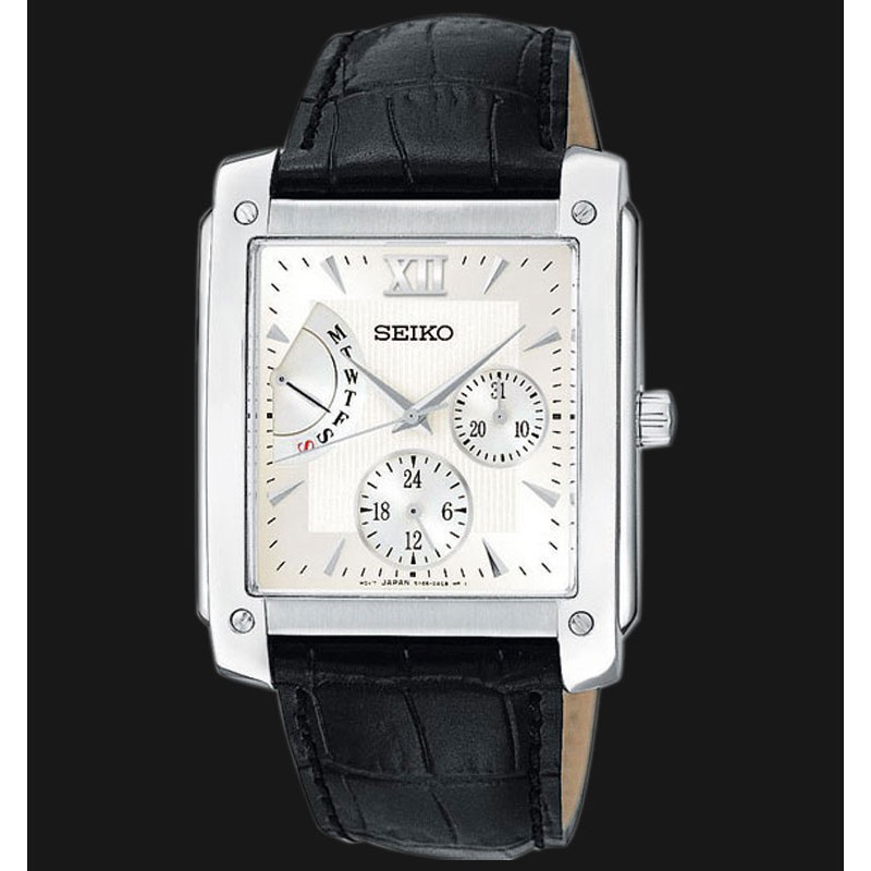 Seiko Retrograde SNT007P1 Quartz Day Indicator | Jam Pria SNT007