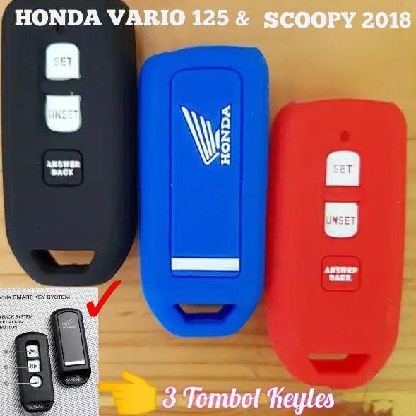 Hot Item Silicon Kunci Remote Honda Vario 125 & Scoopy 2018 ,,,,,