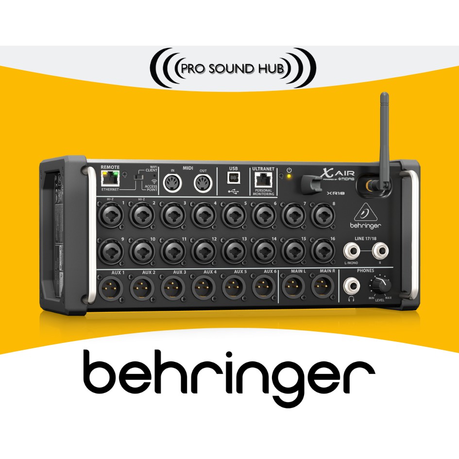 Jual Behringer XR18 XR18 XR 18 Channel Wireless Mixer via Smartphone