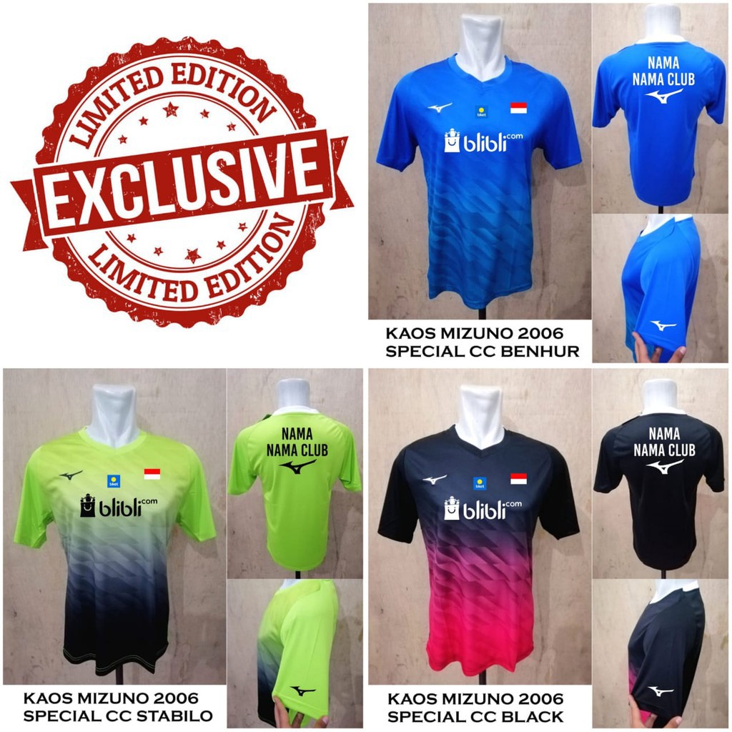 Ori  Baju badminton mizuno 2006 SPECIAL CC kaos mizuno badminton import