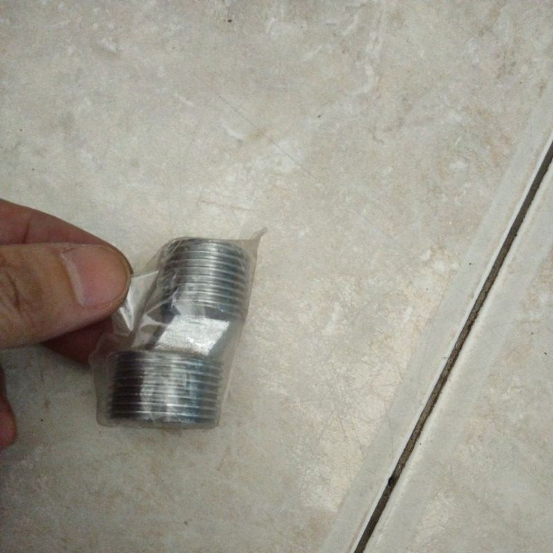 Dobel nepel kran bathtub. dobel drat untuk kran panas dingin