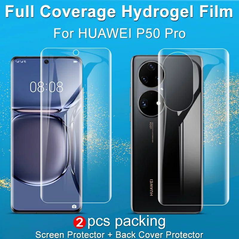 IMAK Huawei P50 Pro Hydrogel Full Cover Screen Protection