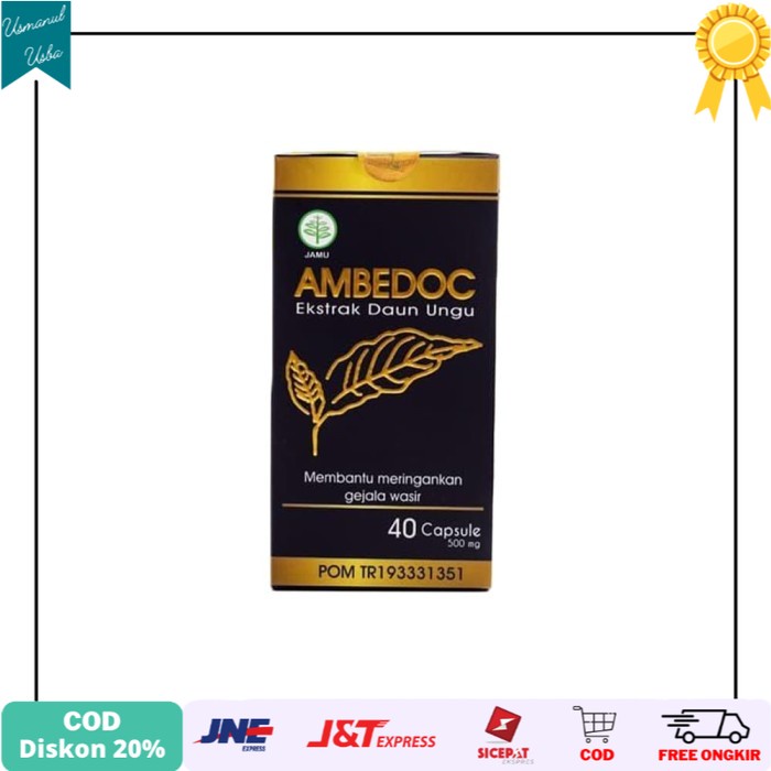 

❤COD❤ Ambedoc - Obat wasir dan ambeien HALAL BPOM