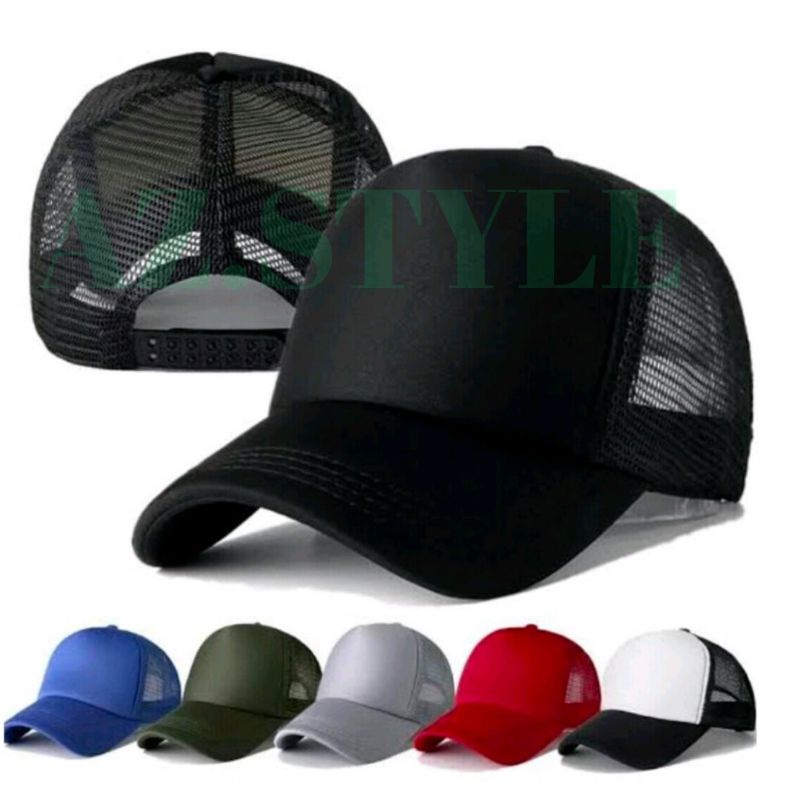 TOPI JALA POLOS DISTRO  / TOPI JARING TRACKER