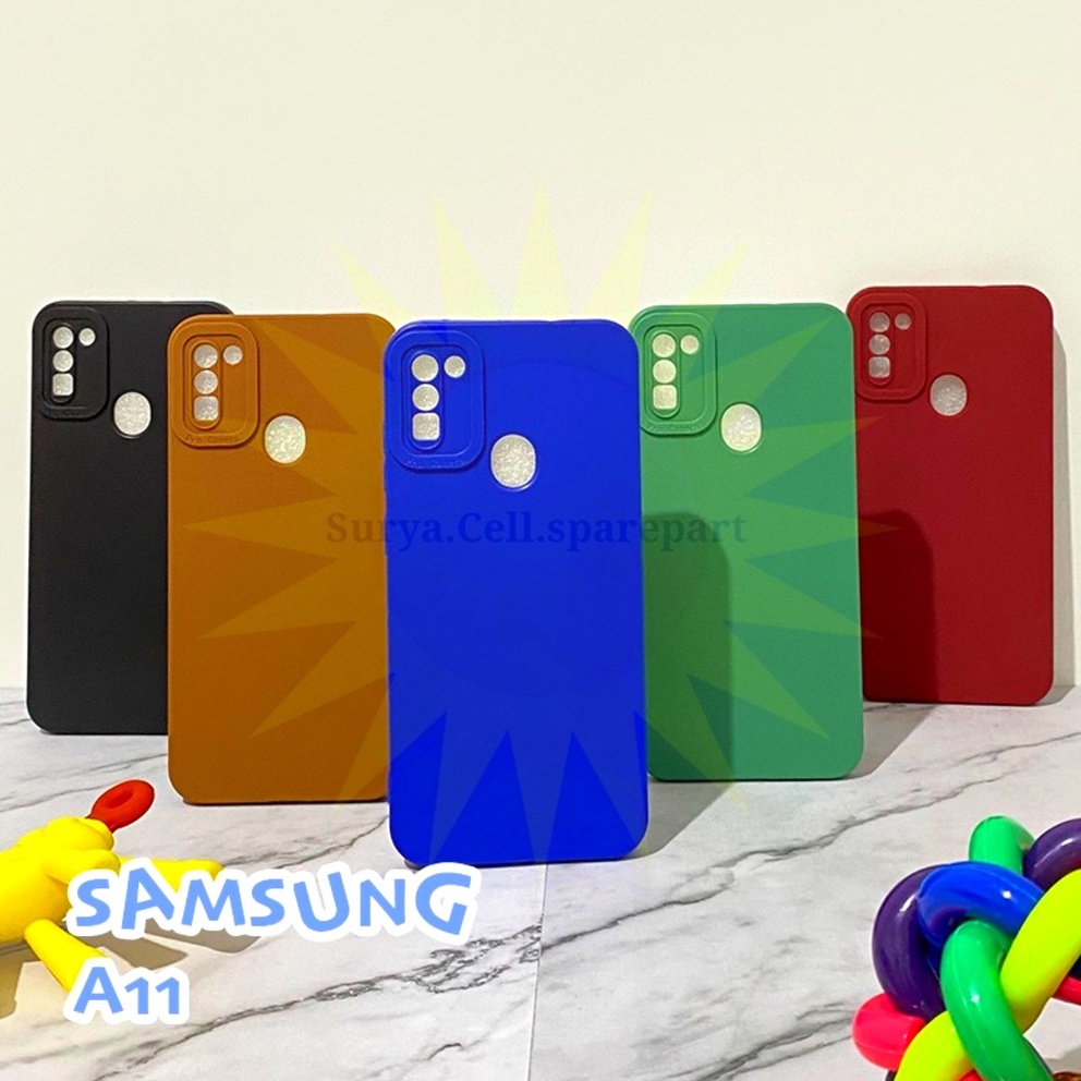 Case Slim Matte Pro Camera Samsung A11 Samsung M11- SC