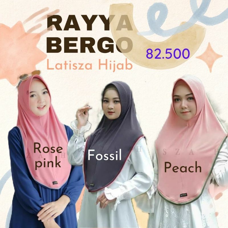 Rayya Bergo By Latisza Hijab