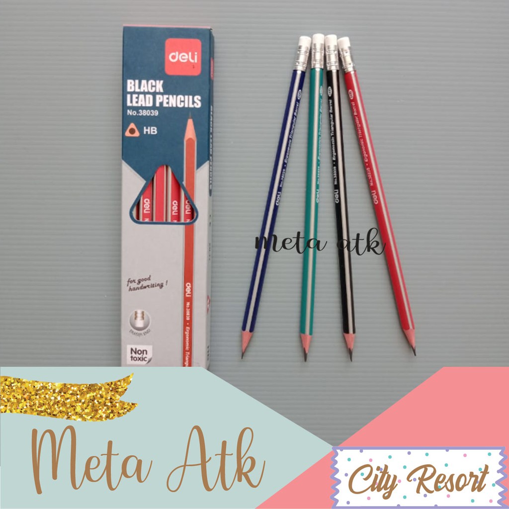 

Black Lead Pencil Deli / Pensil HB Deli E3803 (12pc)