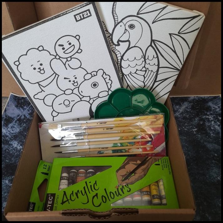 

Paket D Lukis Kanvas Gambar Painting For Kids Art