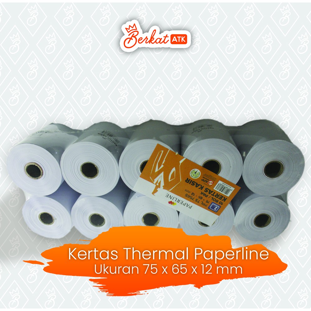 

Kertas Kasir 2 Ply PPL TS 7565 Ukuran 75 x 65 x 12 (PCS)