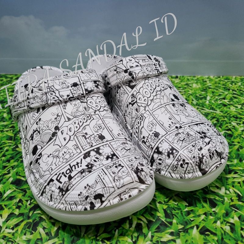 Hema Bobdog COMIC/BTS21 Size 24-35  Anak Perempuan Laki Laki/Sandal Baim Unisex