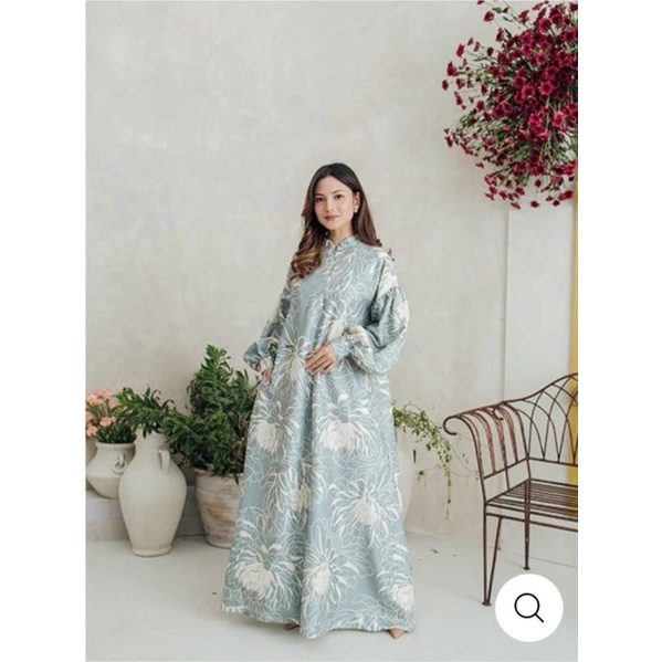 VALERIE DRESS POWDER BLUE BY WEARING KLAMBY SIZE M - L