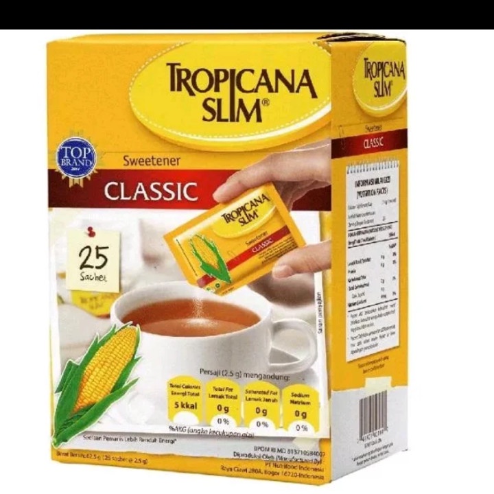 

TROPICANA SLIM SWEETENER CLASSIC 25'S /BOX