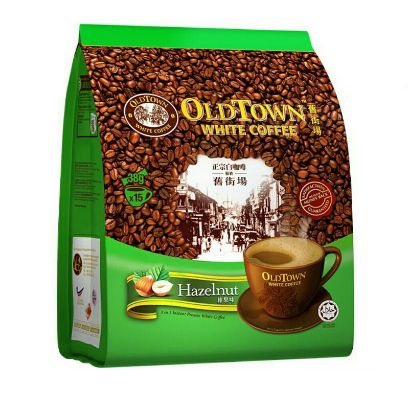 

OLDTOWN White Coffee 3 in 1 Hazelnut Malaysia (15 sachet)